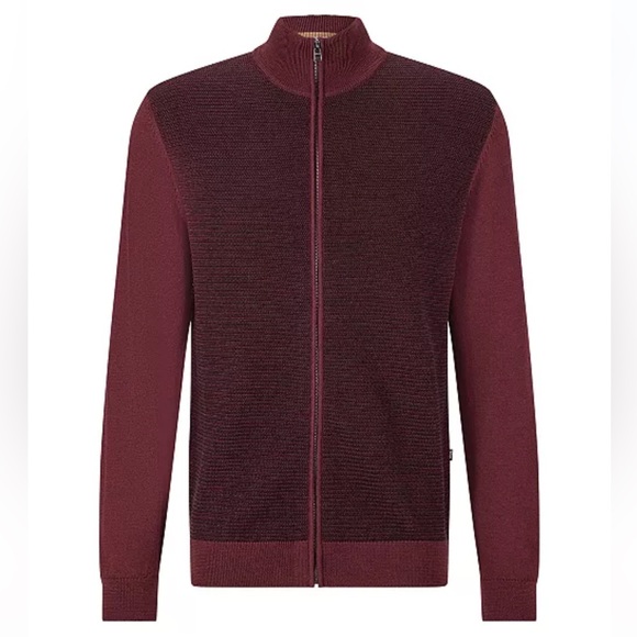 Hugo BOSS Ladriano Men’s Zip-up Knitted Cardigan size medium